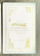 Load image into Gallery viewer, TWO Antique Funeral Mourning Flower Display Photos for Helen Meacham Chicago