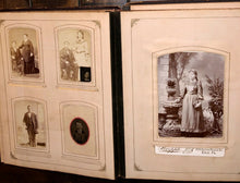Load image into Gallery viewer, Victorian photo album cabinet cards tintypes CDV Pennsylvania