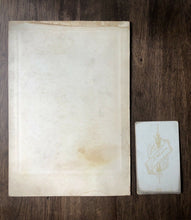 Load image into Gallery viewer, Leavenworth Kansas Sheriff Police Chief - Two Photos BIG 10x7 Cabinet Card & CDV