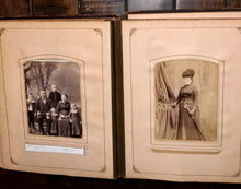 Load image into Gallery viewer, Victorian photo album cabinet cards tintypes CDV Pennsylvania