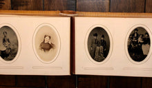Load image into Gallery viewer, Antique album 1860s 1870s tintypes and CDV photos
