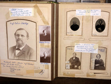 Load image into Gallery viewer, Antique Photo Album Fogg Hill Dutton - Tintype Cabinet Card Post Mortem Many IDs