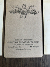 Load image into Gallery viewer, 1860s CDV Photos Civil War Missouri Iowa Minnesota Sewing Machine Advertising
