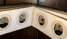 Load image into Gallery viewer, Miniature Photo Album 48 Gem Tintypes Men Women Children 1860s 1870s FULL, VG