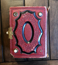 Load image into Gallery viewer, Antique Photo Album, Tintypes, CDV, Obituary, Brooklyn New York Iowa