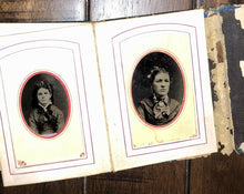 Load image into Gallery viewer, Tintype Photo Album from Tennessee Estate Possible Civil War Confederate Soldier
