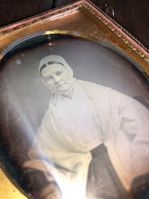 Load image into Gallery viewer, 1/4 daguerreotype quaker woman - is it the minister & author eliza gurney?