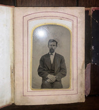 Load image into Gallery viewer, Tintype Photo Album from Tennessee Estate 1860s 1870s