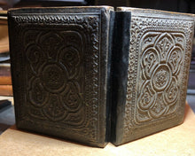 Load image into Gallery viewer, c 1860 ambrotype photo Young man in fantastic winter gear fur coat and hat