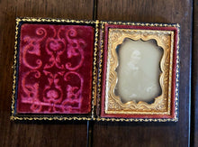 Load image into Gallery viewer, Sealed 1/9 Daguerreotype Woman In Fancy Dress Probably Hartford Connecticut