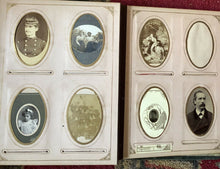 Load image into Gallery viewer, Antique Album Mix 74 CDV Tintype Cabinet Card Other Photos Military / Soldiers