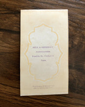 Load image into Gallery viewer, 1860s Tennessee CDV Photo Man w Long Hair Civil War Soldier?