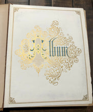 Load image into Gallery viewer, Leather Photograph Album + Victorian Era CDV & Cabinet Photos Antique 1800s