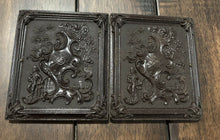 Load image into Gallery viewer, Antique 1850s Ambrotype Photo Fireman in ALERT Lion Helmet 4 HOSE + Firemen Case