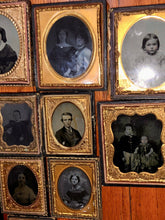 Load image into Gallery viewer, Big Lot of Antique 1800s Tintype Daguerreotype Ambrotype Photos