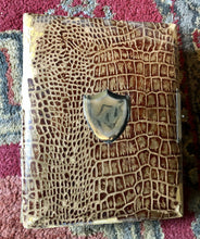 Load image into Gallery viewer, Antique Leather Album 20 Cabinet Card Photos All Identified