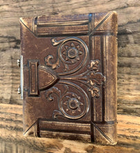 Load image into Gallery viewer, 51A Nice Leather Album Antique Photos from KANSAS Wedding Bride Groom
