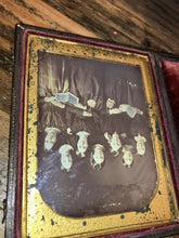 Load image into Gallery viewer, Wonderful 1840s Daguerreotype Women Holding Open Books Bead Purses Prayer Group?