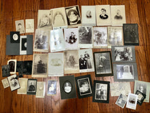 Load image into Gallery viewer, antique photo lot ID'd people kansas missouri iowa 1800s 1900s tintype cdv