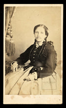 Load image into Gallery viewer, 1860s beautiful woman mixed race african american ben franklin brooch, long hair