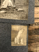 Load image into Gallery viewer, Two Great Antique Albums, 122 Total Snapshot Photos incl Dog, Cat, Baseball?