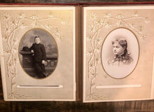 Load image into Gallery viewer, Photo Album Loaded Full w 48 Cabinet Cards & CDVs Tintype 1800s