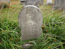 Load image into Gallery viewer, Antique Stereoview Photo Tombstone Graveyard Pennsylvania 1870s