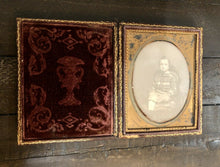 Load image into Gallery viewer, Daguerreotype Photo Little Boy by ID’d BOSTON Photographer Allen Antiques 1800s