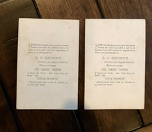 Load image into Gallery viewer, Rare Photographer A.V. Brown's "DETECTIVE SHOTS" Great Blizzard of 1888 2 Photos