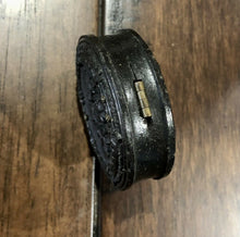 Load image into Gallery viewer, Miniature Tintype Photo of a Man Oval Union Case Dated 1865 Civil War Tax Stamp