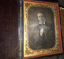 Load image into Gallery viewer, Rare 1/4 Daguerreotype Famous Musician Violin Player Ole Bull Wisconsin 1850s