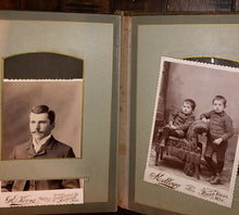 Load image into Gallery viewer, antique album Minnesota cabinet cards and CDV photos antique 1800s
