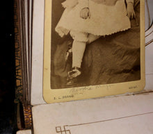 Load image into Gallery viewer, Antique 1860s album with a few names soldier and child actress
