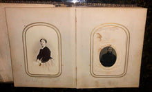 Load image into Gallery viewer, antique leather 1860s 1800s photos philadelphia soldier