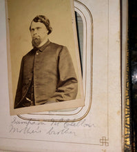 Load image into Gallery viewer, Antique 1860s album with a few names soldier and child actress