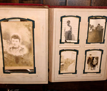 Load image into Gallery viewer, Antique Ohio album funeral mourning cabinet photos and CDVs