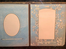 Load image into Gallery viewer, large antique album with 18 photos and IDs beautiful decorated pages