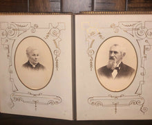 Load image into Gallery viewer, Details about 46A leather album Nice Cabinet Cards CDVs Tintype unique design