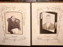 Load image into Gallery viewer, Details about 46A leather album Nice Cabinet Cards CDVs Tintype unique design