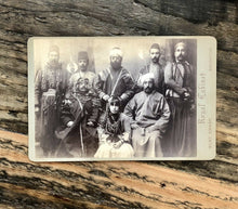 Load image into Gallery viewer, very rare arab middle eastern armed delegation royalty in england! 1890s photo