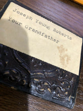 Load image into Gallery viewer, ID'd Texas Boy Joseph Young Roberts 1860s Civil War Era Tintype Photo