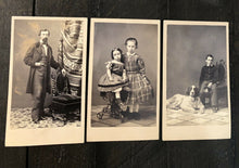 Load image into Gallery viewer, 3 Family CDVs By San Francisco Photographer 1860s