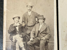 Load image into Gallery viewer, two 1860s cdvs drinking buddies york county pennsylvania