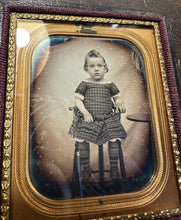 Load image into Gallery viewer, 1/6 Daguerreotype of Physician Psychiatrist Dr. Edward N Brush as Boy Wikipedia