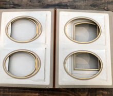 Load image into Gallery viewer, Large Antique BIRDS Design Leather Victorian Cabinet & CDV Photo Album 61A Empty