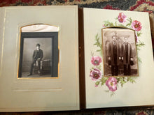 Load image into Gallery viewer, Antique Leather Album 39 Photos Tintypes CDV