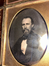 Load image into Gallery viewer, TWO Half Plate M.A. ROOT Daguerreotypes, Handsome Men, Brothers, pr Same Sitting