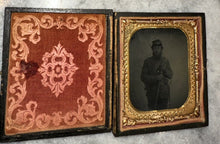 Load image into Gallery viewer, Armed Civil War Soldier Florida Confederate? 1860s Tintype Photo Rare