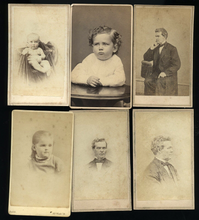 Load image into Gallery viewer, JOHN CONNESS CIVIL WAR CALIFORNIA SENATOR & FAMILY, LINCOLN PALLBEARER CDV LOT