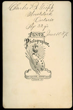 Load image into Gallery viewer, Rare Antique Photo Armless Sideshow Wonder Charles TRIPP - Back Signed with Feet